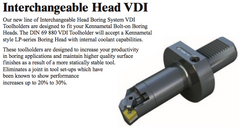 Interchangeable Head VDI - Part #: CNC86 58.5040-3 - Makers Industrial Supply