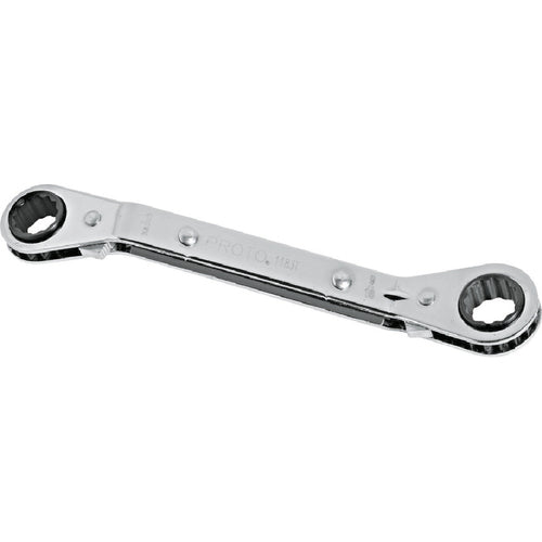 ‎Proto Offset Double Box Reversible Ratcheting Wrench 7/32″ × 9/32″ - 12 Point - Makers Industrial Supply