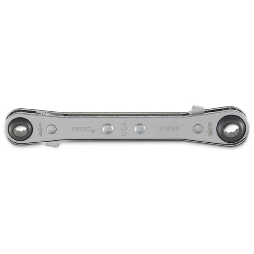 ‎Proto Double Box Reversible Ratcheting Wrench 1/4″ × 5/16″ - 12 Point - Makers Industrial Supply