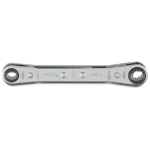 ‎Proto Double Box Ratcheting Wrench 1/4″ × 5/16″ - 12 Point - Makers Industrial Supply