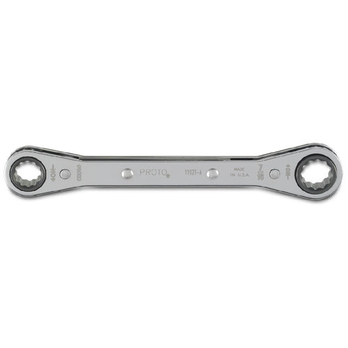 ‎Proto Double Box Ratcheting Wrench 3/8″ × 7/16″ - 12 Point - Makers Industrial Supply