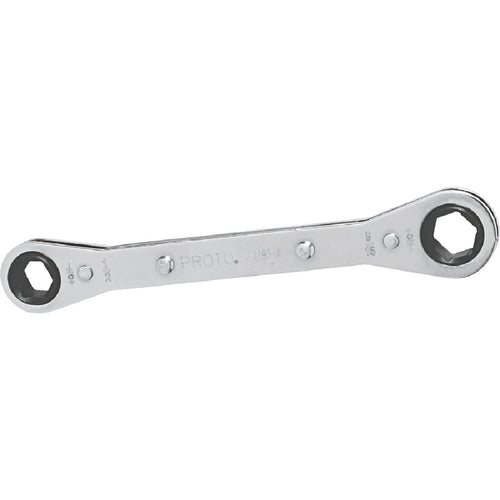 ‎Proto Double Box Ratcheting Wrench 1/2″ × 9/16″ - 6 Point - Makers Industrial Supply