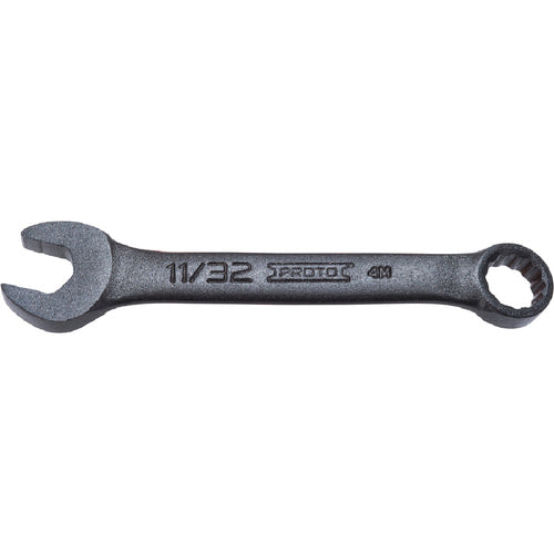 ‎Proto Black Oxide Short Combination Wrench 11/32″ - 12 Point - Makers Industrial Supply