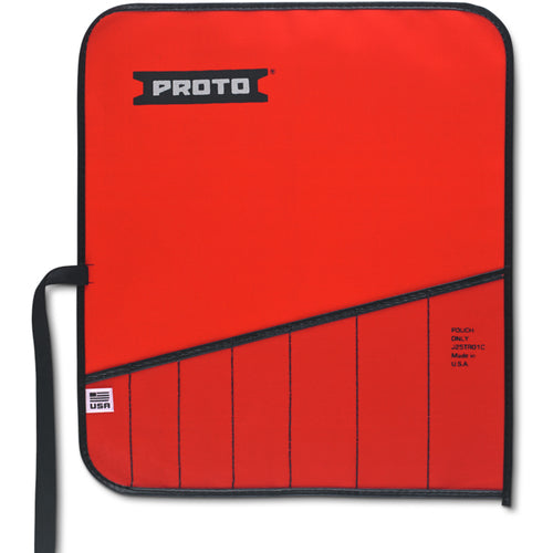 Proto Red Canvas 5-Pocket Tool Roll - Makers Industrial Supply