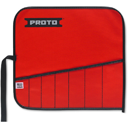 Proto Red Canvas 7-Pocket Tool Roll - Makers Industrial Supply