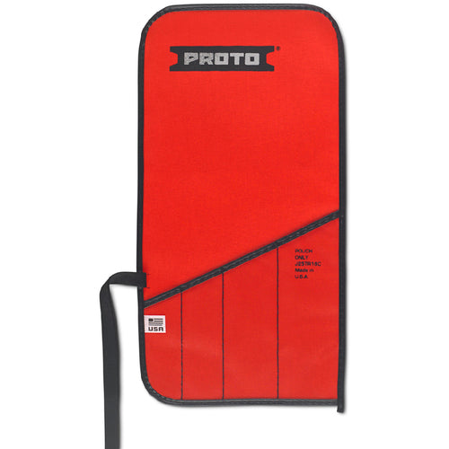 Proto Red Canvas 4-Pocket Tool Roll - Makers Industrial Supply