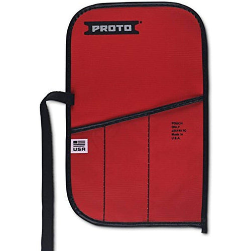 Proto Red Canvas 3-Pocket Tool Roll - Makers Industrial Supply