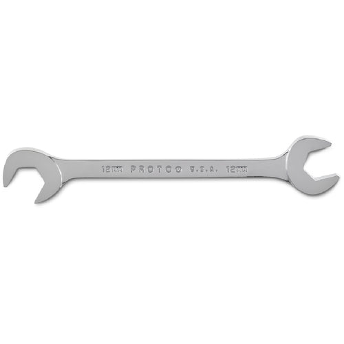 Proto Full Polish Metric Angle Open End Wrench 12 mm - Makers Industrial Supply