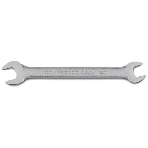 Proto Satin Open-End Wrench - 12 mm × 13 mm - Makers Industrial Supply