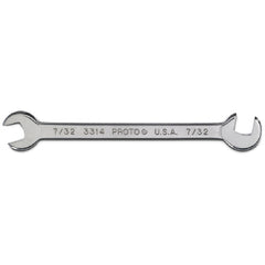 Proto Short Satin Angle Open-End Wrench - 7/32″ - Makers Industrial Supply