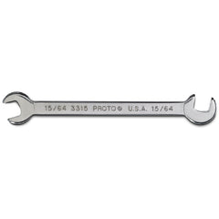 Proto Short Satin Angle Open-End Wrench - 15/64″ - Makers Industrial Supply