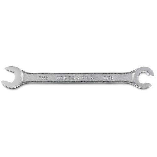 ‎Proto Satin Combination Flare Nut Wrench 7/16″ - 12 Point - Makers Industrial Supply