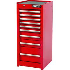 Proto® 440SS Side Cabinet - 9 Drawer, Black - Makers Industrial Supply