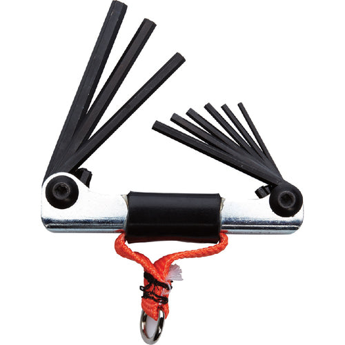 Proto Tether-Ready 9 Piece Folding Hex Key Set - Makers Industrial Supply