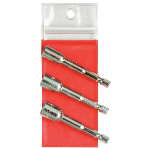 ‎Proto 3 Piece Nut Setter Set - 1/4″ Hex Shank - Makers Industrial Supply