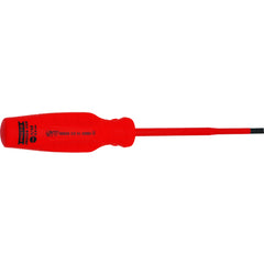 Proto VDE Insulated Cabinet Screwdriver- 7/32″ × 5″ - Makers Industrial Supply