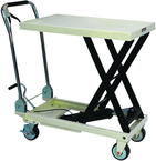 SLT-330F, Scissor Lift Table With Folding Handle - Makers Industrial Supply