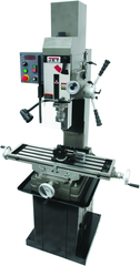 JMD-45VSPFT Variable Speed Geared Head Square Column Mill Drill with Power Downfeed - Makers Industrial Supply