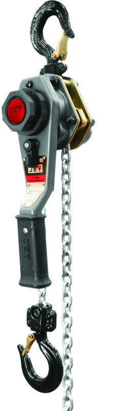 JLH Series 1 Ton Lever Hoist, 5' Lift with Overload Protection - Makers Industrial Supply