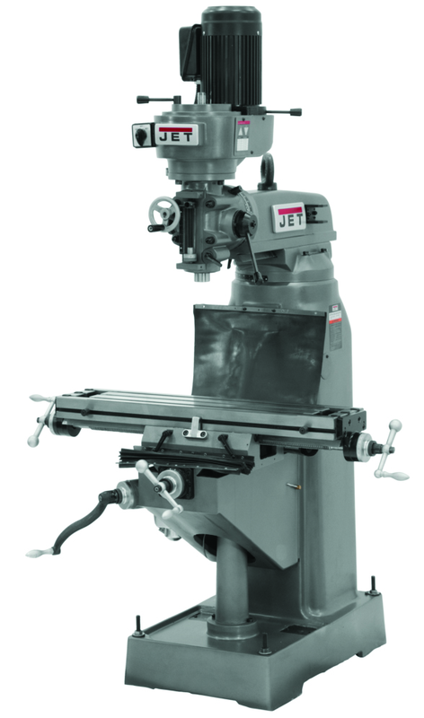 JVM-836-3 Mill With 3-Axis ACU-RITE 200S DRO (Knee) With X and Y-Axis Powerfeeds - Makers Industrial Supply