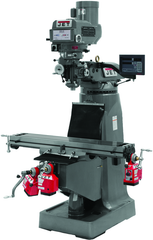 JTM-4VS-1 Mill With 3-Axis ACU-RITE 300S DRO (Quill) With X and Y-Axis Powerfeeds - Makers Industrial Supply