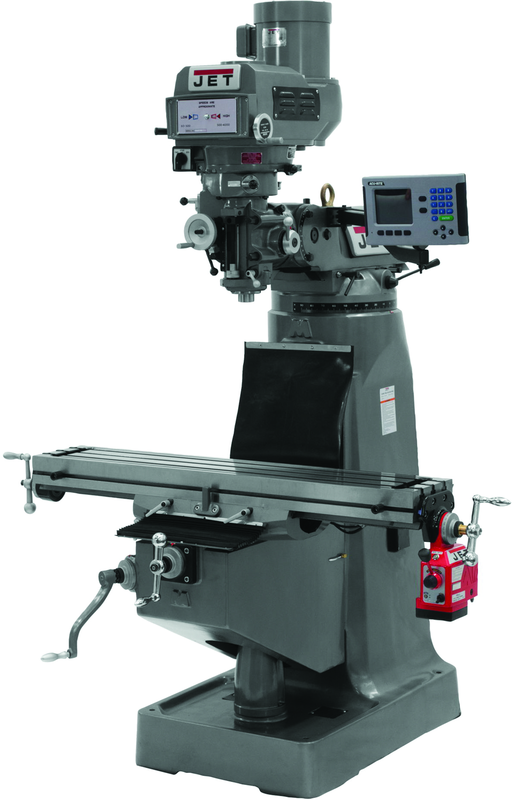 JTM-4VS Mill With ACU-RITE 200S DRO With X-Axis Powerfeed - Makers Industrial Supply