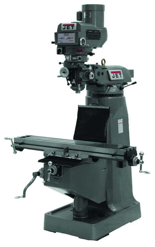 JTM-4VS Mill With X-Axis Powerfeed - Makers Industrial Supply