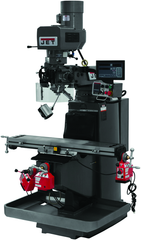 JTM-949EVS - 9 x 49" Table Mill - 3HP, 230V, 3PH - R-8 Spindle - with Newall DP700 3X (K) DRO X & Y-Axis Powerfeed - Makers Industrial Supply