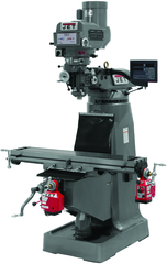 JTM-2 Mill With 3-Axis Newall DP700 DRO (Quill) With X and Y-Axis Powerfeeds - Makers Industrial Supply