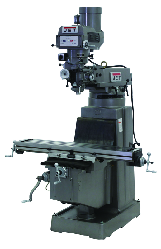 JTM-1050 Mill With Newall DP700 DRO With X and Y-Axis Powerfeeds - Makers Industrial Supply