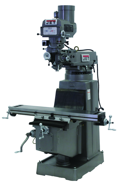 JTM-1050 Mill With 3-Axis Newall DP700 DRO (Quill) - Makers Industrial Supply