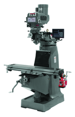 JTM-4VS Mill With 3-Axis Newall DP700 DRO (Knee) With X-Axis Powerfeed - Makers Industrial Supply