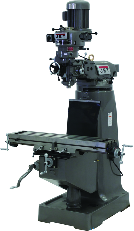 JTM-2 Mill With 3-Axis Newall DP500 DRO (Quill) With X-Axis Powerfeeds - Makers Industrial Supply