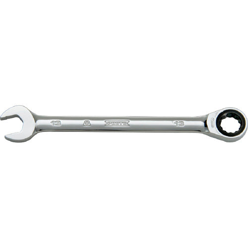 ‎Proto Full Polish Combination Non-Reversible Ratcheting Wrench 13 mm - 12 Point - Makers Industrial Supply