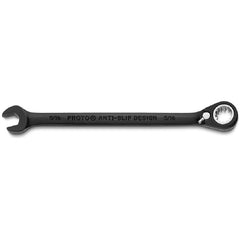 Proto Black Chrome Combination Reversible Ratcheting Wrench 5/16″ - Spline - Makers Industrial Supply