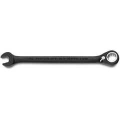 Proto Black Chrome Combination Reversible Ratcheting Wrench 11/32″ - Spline - Makers Industrial Supply