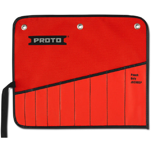 Proto Red Canvas Tool Pouch 7 Pockets - Makers Industrial Supply