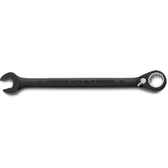 Proto Black Chrome Combination Reversible Ratcheting Wrench 10 mm - Spline - Makers Industrial Supply