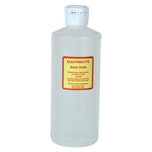 Electrolyte Solution - 16 oz - Black Oxide - Makers Industrial Supply