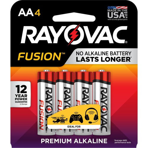 AA Fusion Alkaline Batteries-4Pk - Makers Industrial Supply