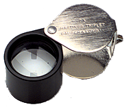 #816175 - 14X Power - 12.5mm Round - Hastings Triplet Folding Magnifier - Makers Industrial Supply
