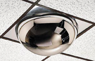 22" Dome- 2x4' 360° Drop-In Ceiling Mount - Safety Mirror - Makers Industrial Supply