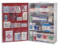 First Aid Kit - 4-Shelf Industrial Cabinet - Makers Industrial Supply
