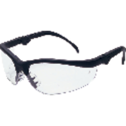 2.0 Magnification Safety Glasses- Clear Lens - Black Frame KD3 Style - Makers Industrial Supply