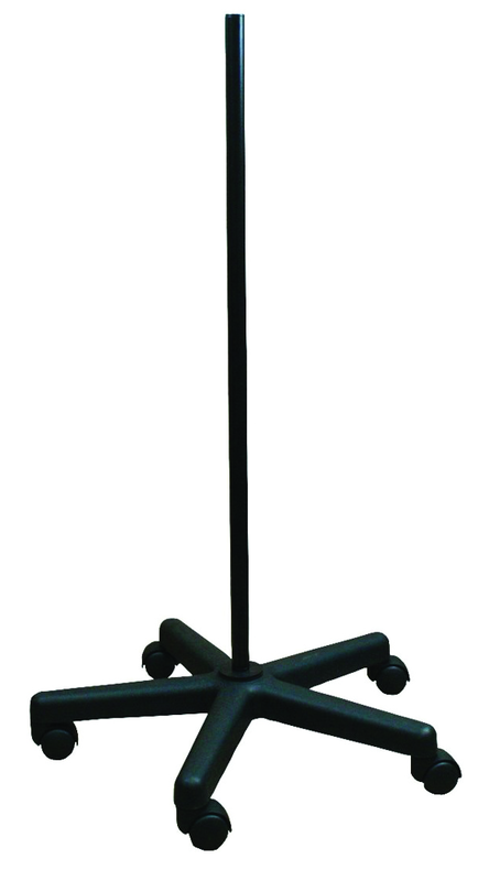 40.5" Weighted Floor Stand - 5 Caster Wheels - Makers Industrial Supply