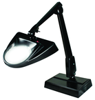 26" LED Magnifier 1.75X Desk Base W/ Floating Arm Hi-Lighter - Makers Industrial Supply