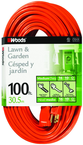 Woods Extension Cord - 100' Medium Duty 1-Outlet (Outdoor Style) - Makers Industrial Supply