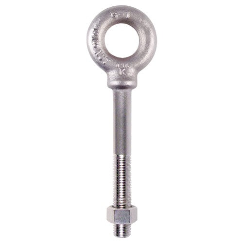 Plain Pattern Nut Eye Bolt - 1/4″-20 Thread Size, 1/2″ Eye Diameter - Makers Industrial Supply