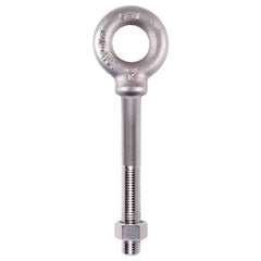 Plain Pattern Nut Eye Bolt - 3/8″-16 Thread Size, 3/4″ Eye Diameter - Makers Industrial Supply