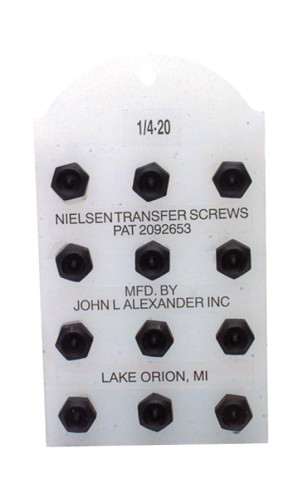 Nielsen Transfer Screw Set - 7/16 - 5/8 (Set of 12) - Makers Industrial Supply